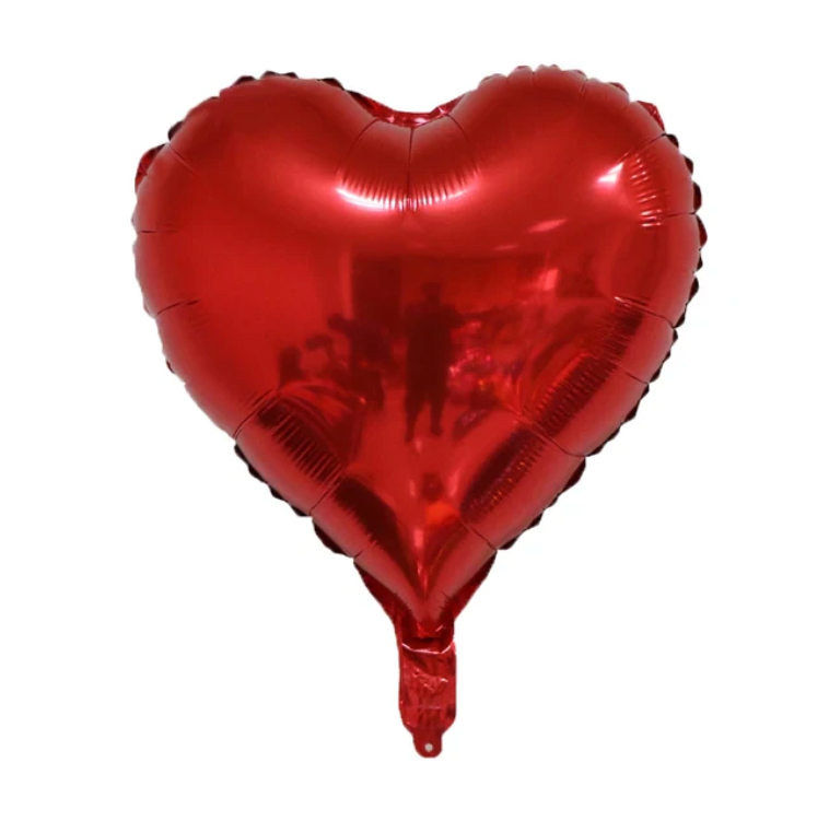 10pcs 18-inch Multiple Colours Heart Foil Balloons: Engagement Helium Balloon Love Wedding Decorations for Birthday Party & Valentine's Day, Party Props Decor