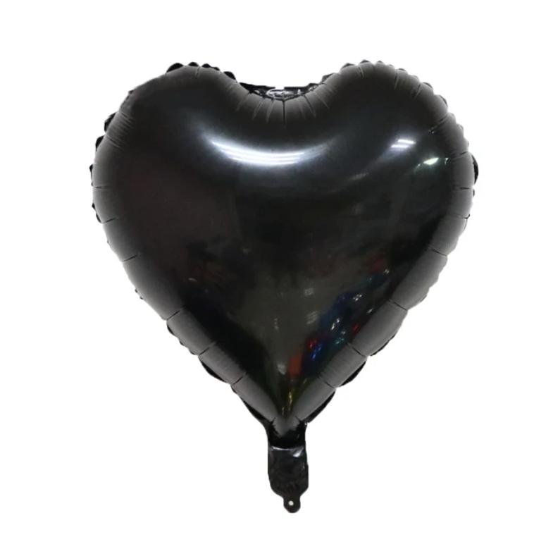 10pcs 18-inch Multiple Colours Heart Foil Balloons: Engagement Helium Balloon Love Wedding Decorations for Birthday Party & Valentine's Day, Party Props Decor