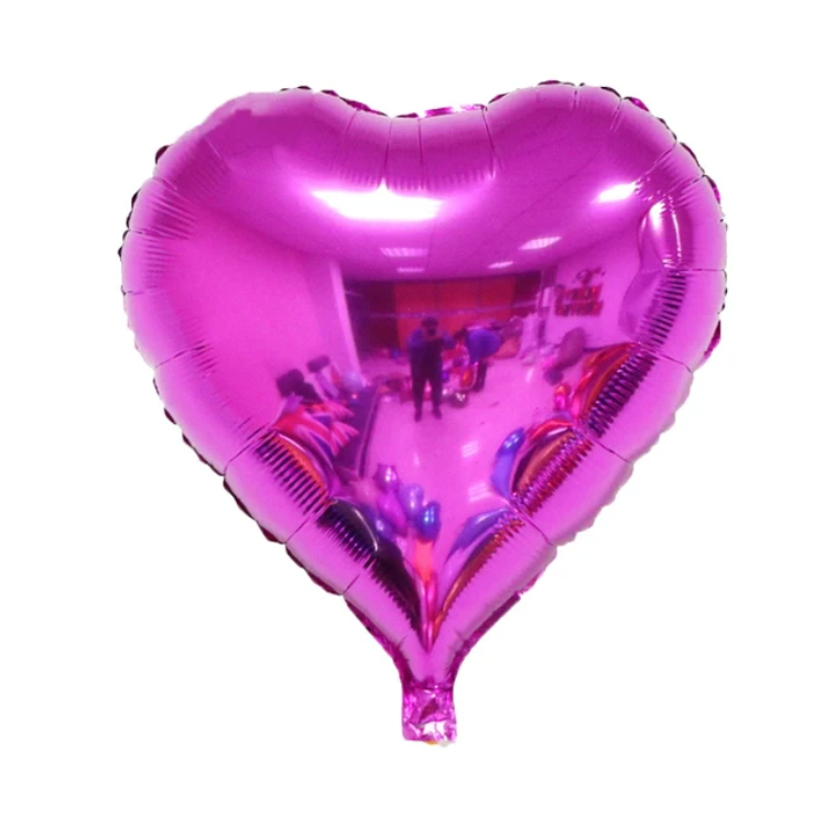 10pcs 18-inch Multiple Colours Heart Foil Balloons: Engagement Helium Balloon Love Wedding Decorations for Birthday Party & Valentine's Day, Party Props Decor